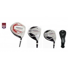 LADIES XS 10.5* 460 DRIVER + 3 & 5 FAIRWAY WOOD SET wGRAPHITE SHAFTS+HCs